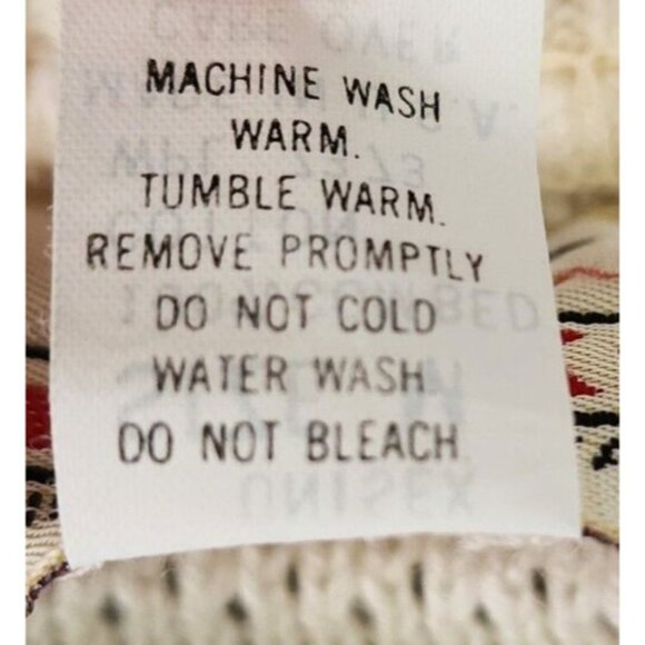 VTG Winona Knits Beige Knit Crewneck Pullover Sweater Size M 100% Combed Cotton - Picture 13 of 15